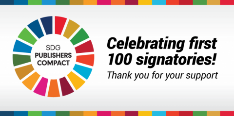 SDG Publishers compact. Celebrating first 100 signatories