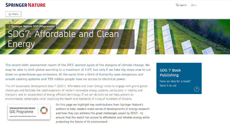 The IPA SDG Dashboard Initiative – Goal Nr 7: Affordable and Clean